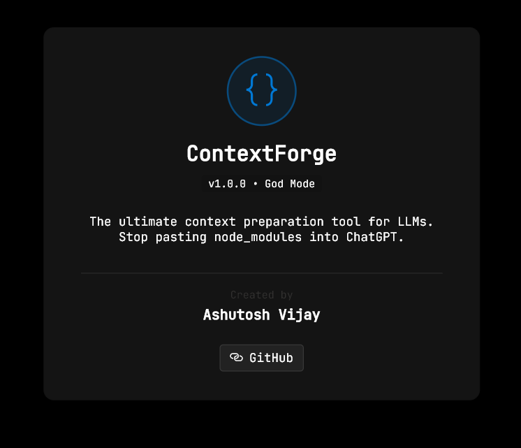 ContextForge about page